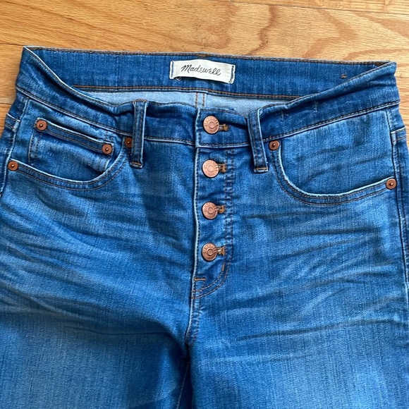 Madewell Cali Demi-Boot cropped jeans size 26 B10 - Picture 3 of 7